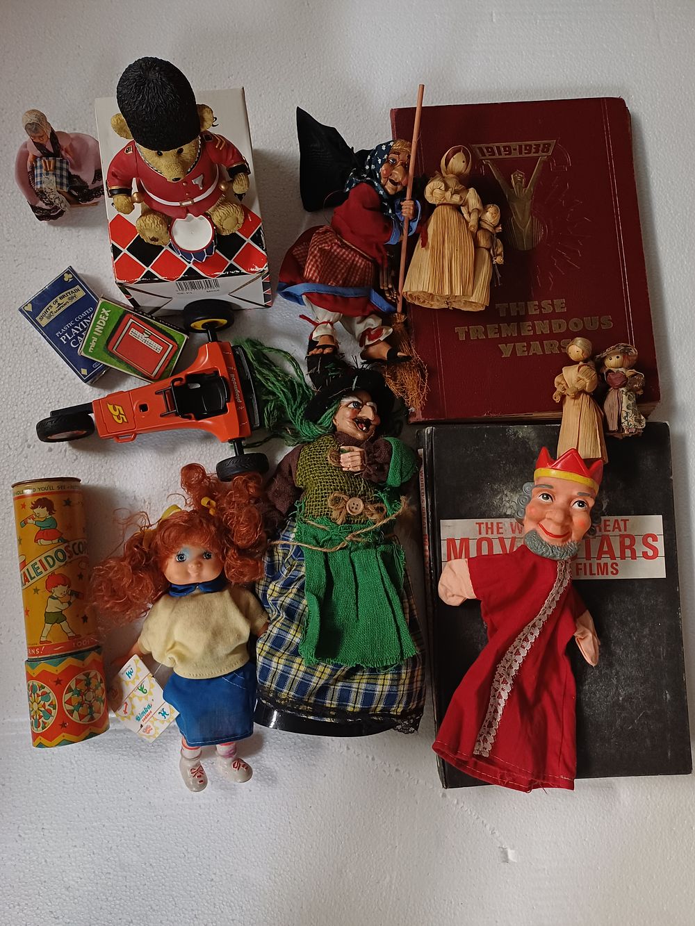 Lot 905: A Collection of Vintage Playmobil?, Souvenir Dolls and Historical Ephemera