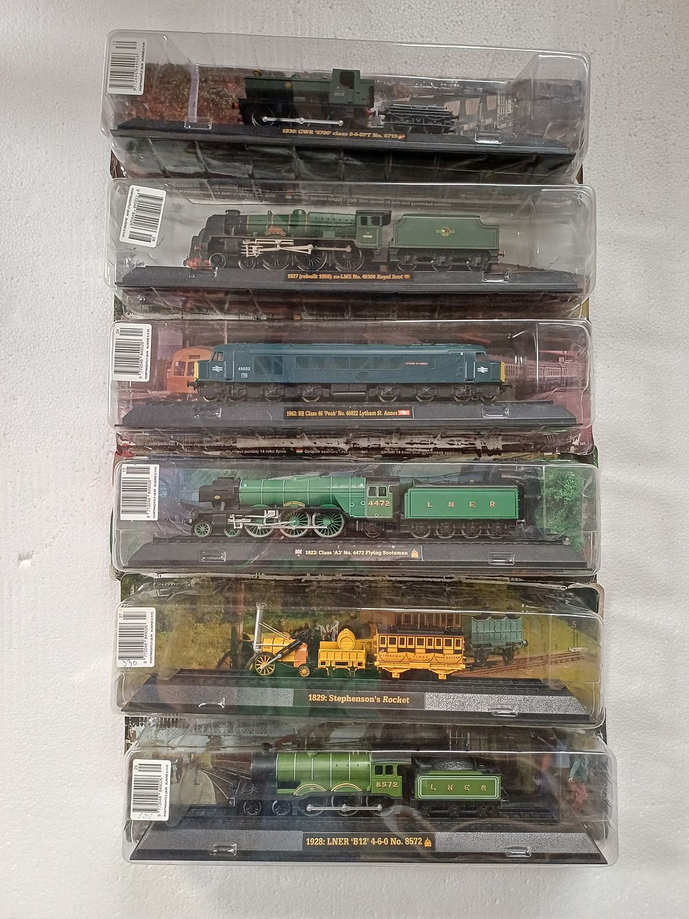 Lot 906: A Collection of Die-Cast Static Scale Model Locomotives, The Great British Locomotives Collection?