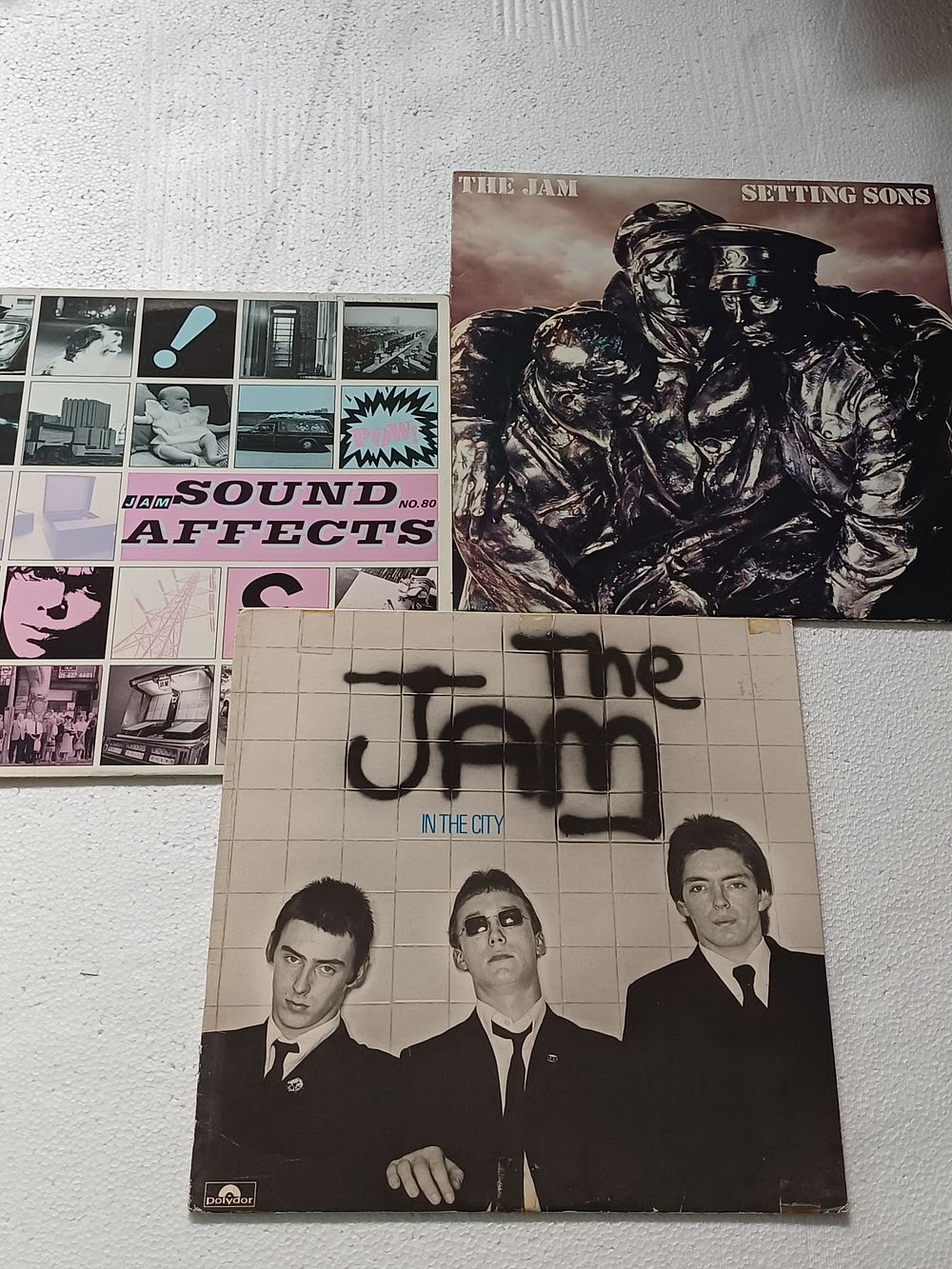 Lot 913: Three Polydor? Vinyl LPs by The Jam, Including In The City