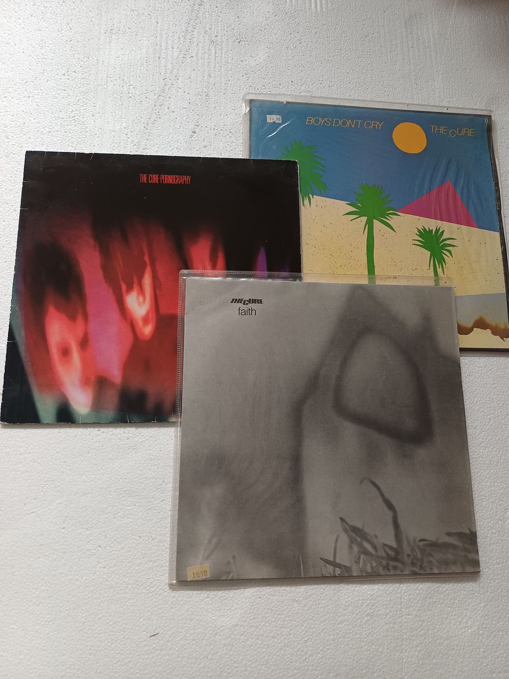 Lot 916: A Group of The Cure Vinyl LPs, 1980-1982