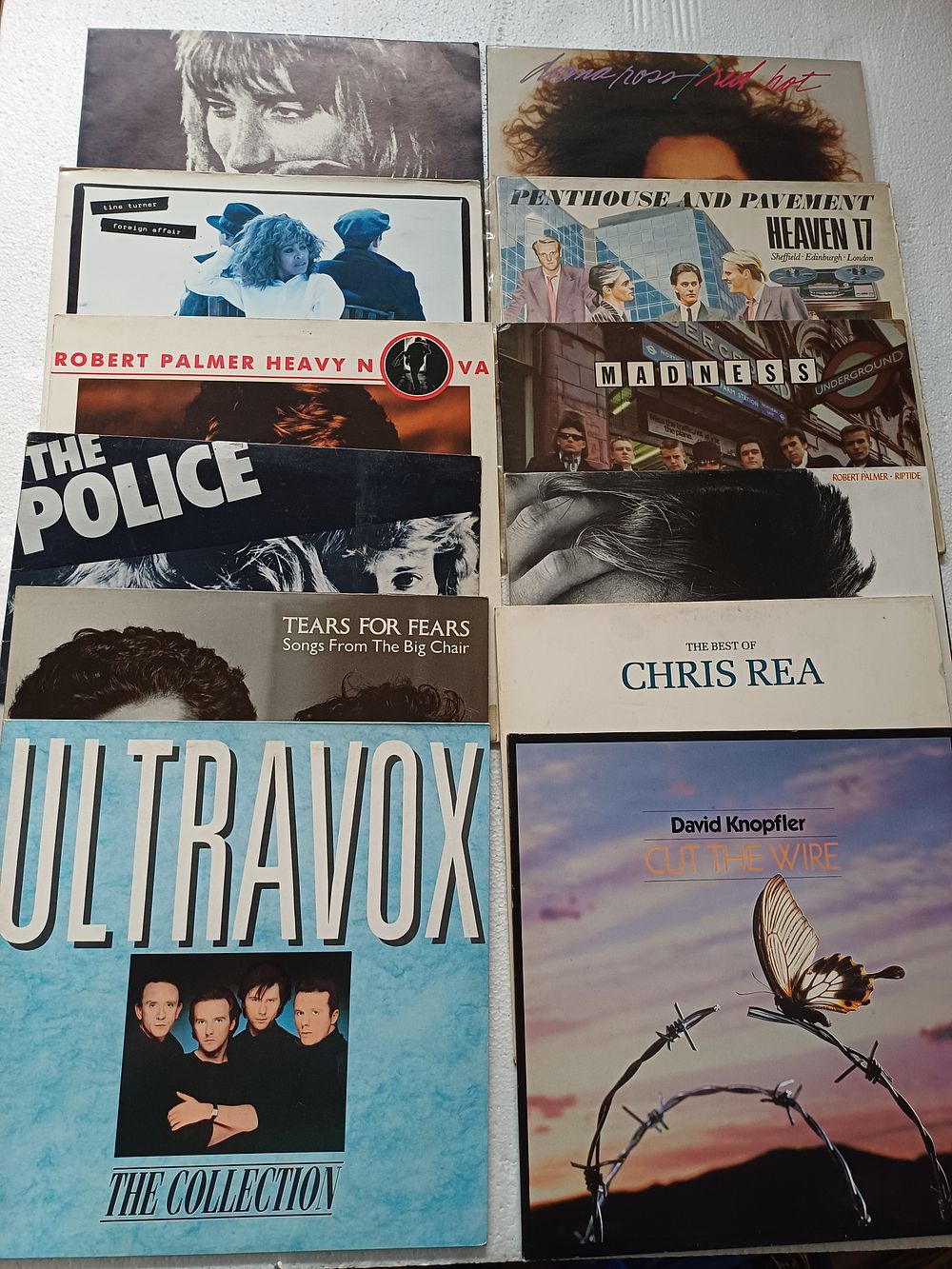 Lot 919: A Collection of British New Wave and Pop Vinyl LPs