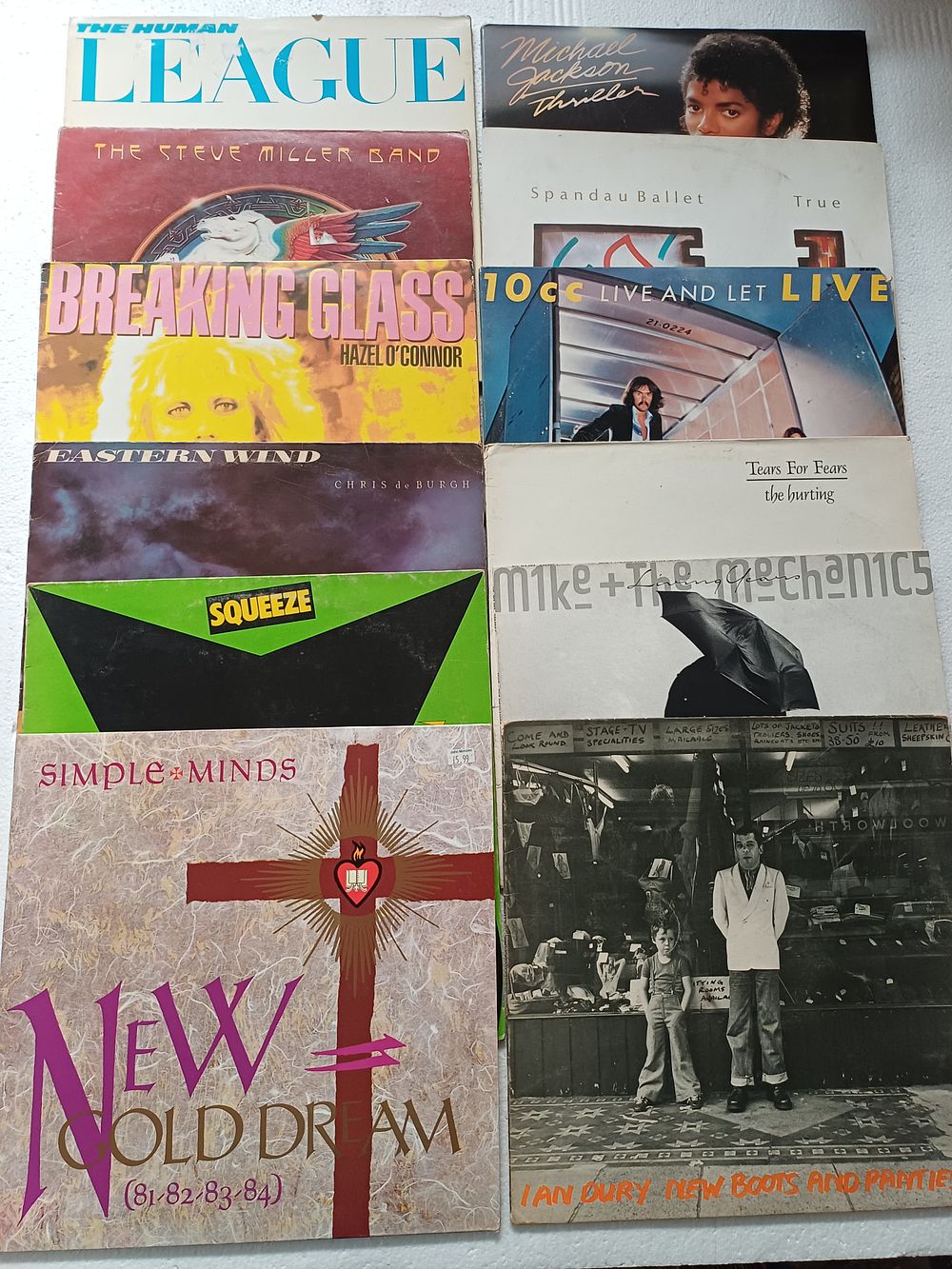 Lot 920: A Collection of Pop and New Wave Vinyl LP Records