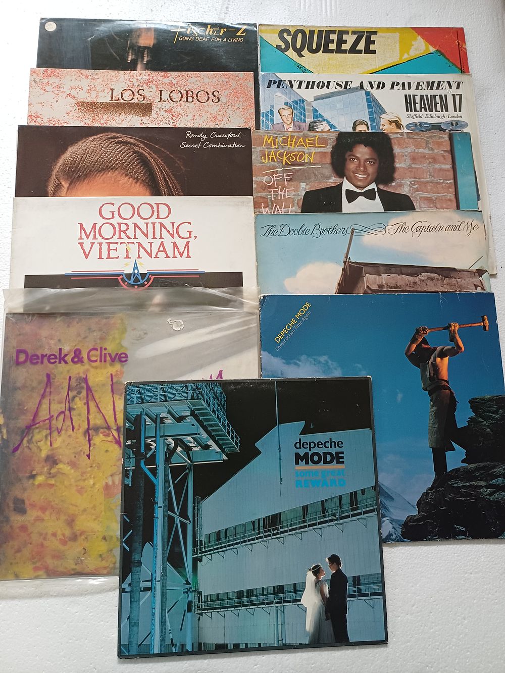Lot 923: A Collection of Pop, New Wave and Rock Vinyl LP Records