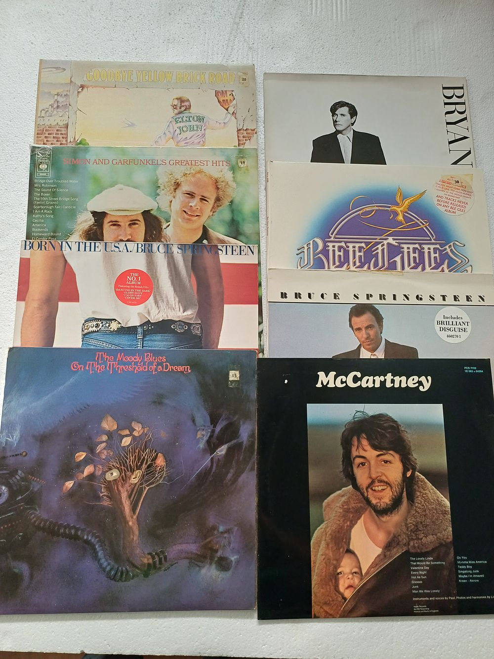 Lot 925: A Collection of Rock and Pop Vinyl LP Albums, 1969-1987