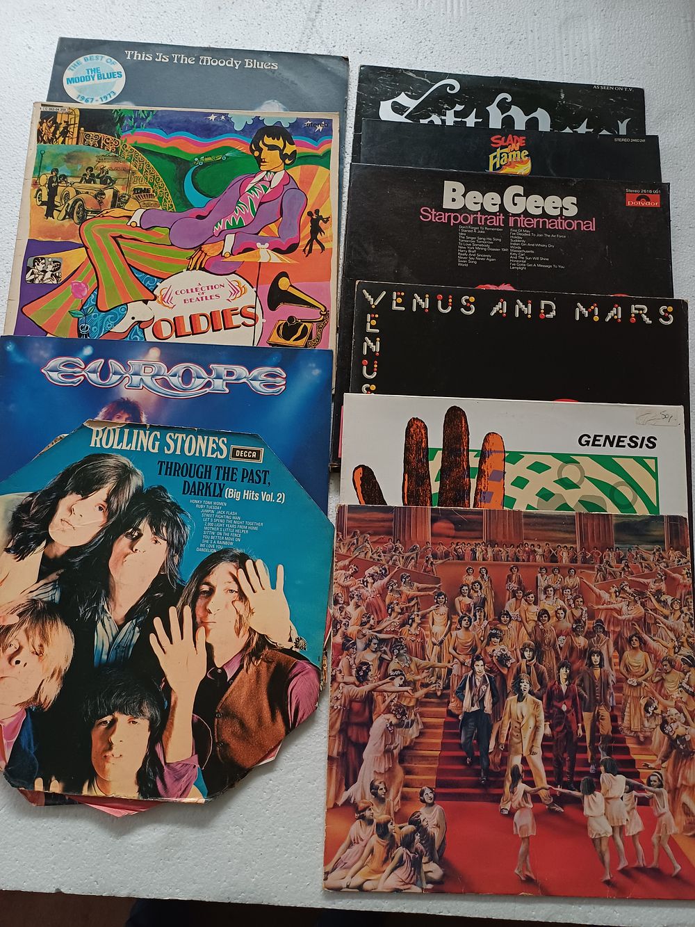 Lot 932: A Collection of Classic Rock and Pop Vinyl LP Records