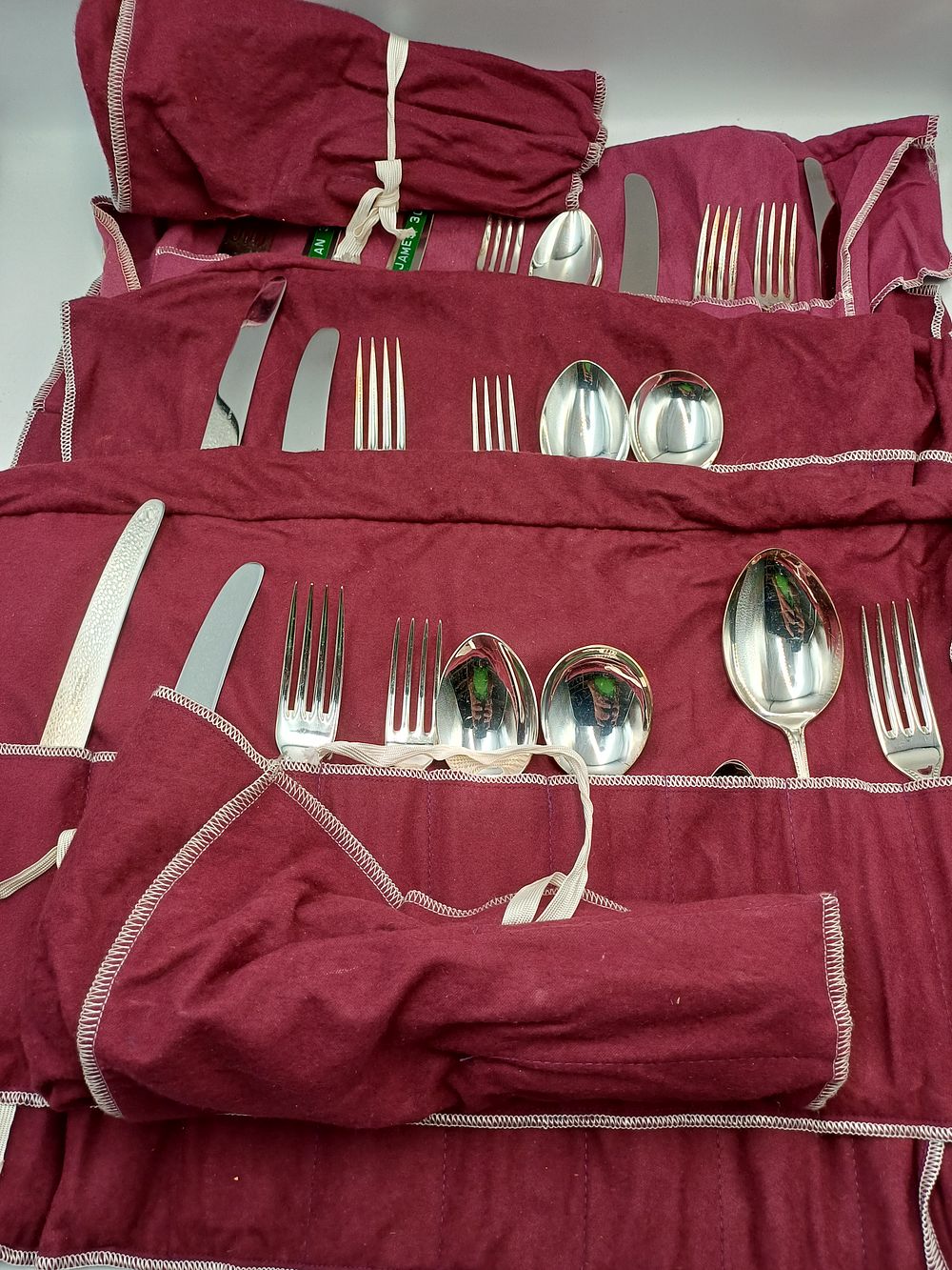 Lot 958: A Collection of White Metal Table Flatware, Mid-20th Century