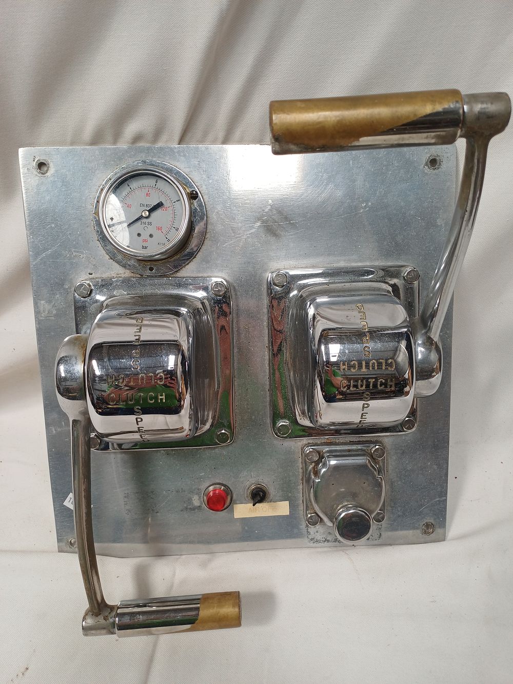 Lot 979: Twin-Lever Pneumatic Marine Engine Control Station