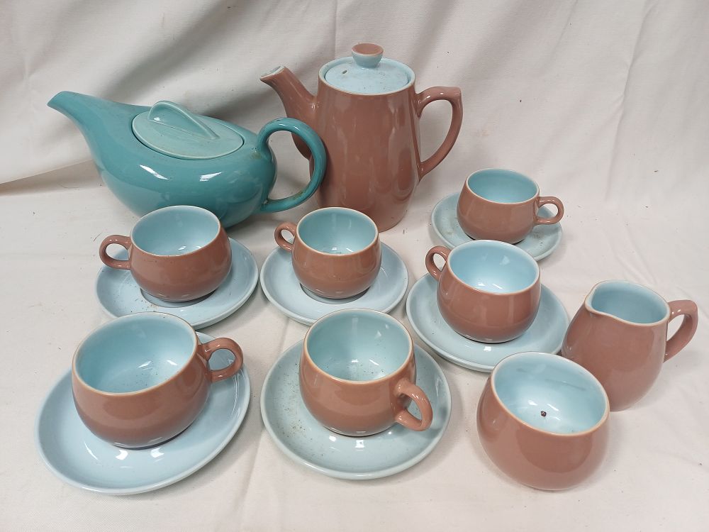 Lot 984: J. & G. Meakin Studio Ware Earthenware Tea and Coffee Service