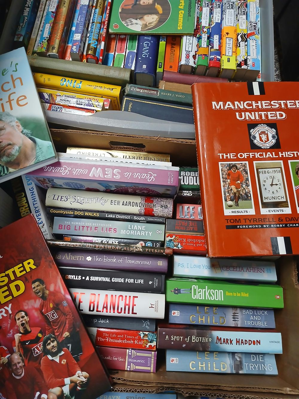 Lot 1012: A Collection of Manchester United Memorabilia and Contemporary Fiction Books (DJ)