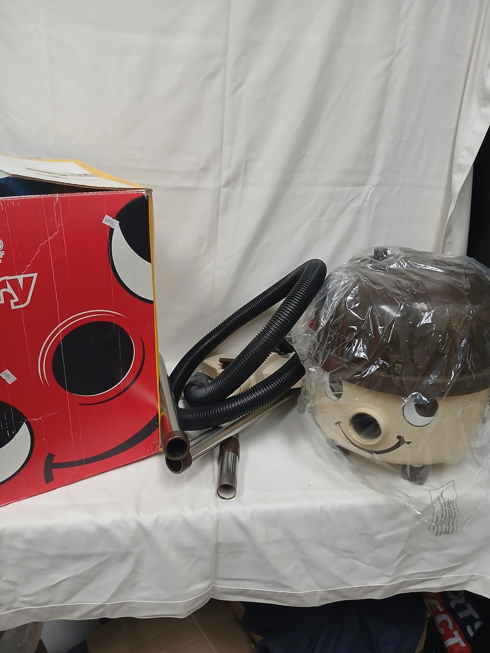 Lot 1050: Numatic International Henry Beige and Brown Cylinder Vacuum Cleaner