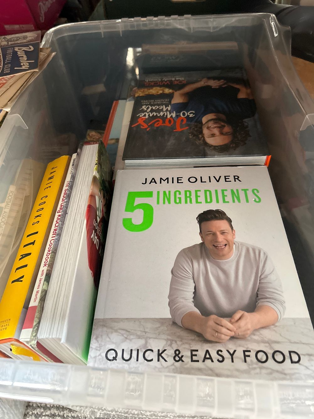 Lot 1052: A Collection of Contemporary Cookbooks by Jamie Oliver and Joe Wicks (DJ)