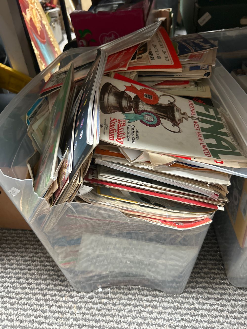 Lot 1053: A Collection of Football Matchday Programmes, 1960s to 1980s