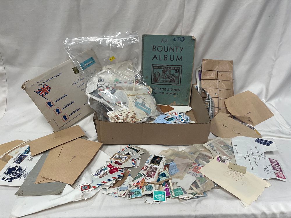 Lot 1104: A Collection of Worldwide Postage Stamps, Pitcairn Bounty Album and Kiloware