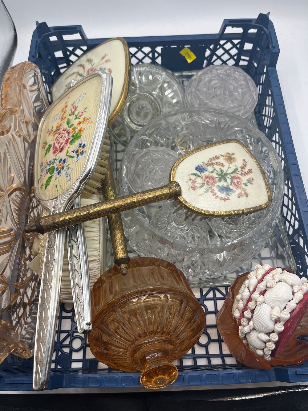 Lot 1117: A Collection of Dressing Table Accessories and Cut Glass Tableware