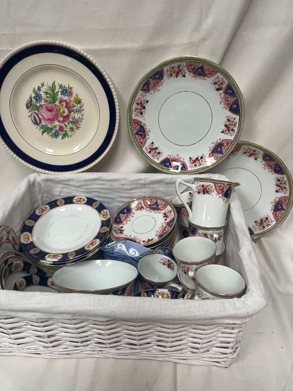 Lot 1139: A Collection of Delphine Crown China and Ironstone Tableware