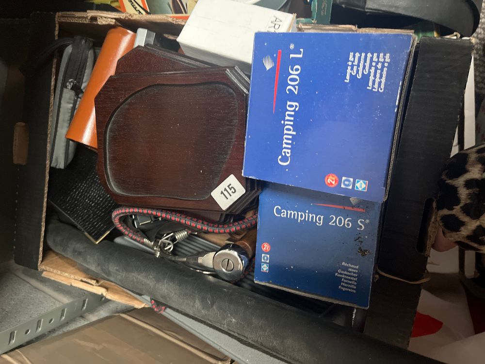 Lot 1144: Roadstar LCD7310SIL Monitor and Campingaz 206 Series Equipment Collection