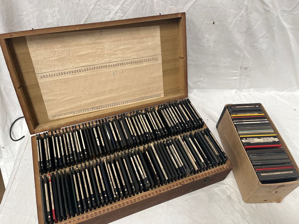 Lot 1203: A Collection of Early to Mid-20th Century Glass Lantern Topographical Slides