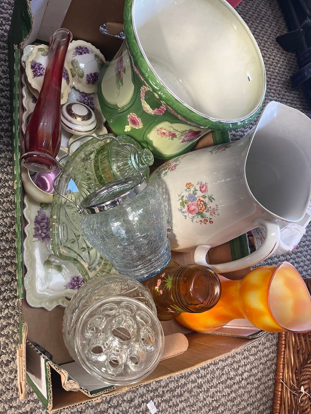 Lot 1220: A Collection of Vintage Ceramic and Glassware? Ornaments and Drinking Vessels