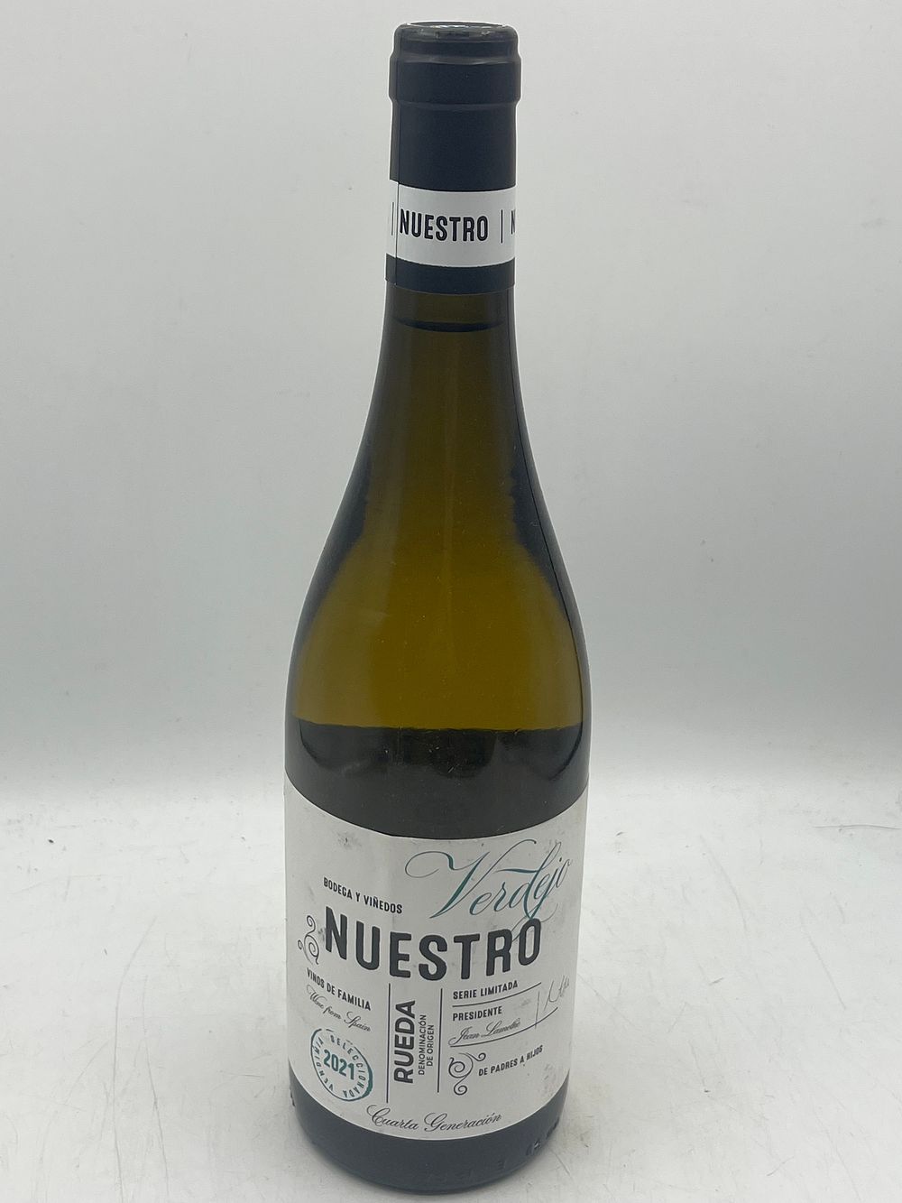 Lot 1237: Bodega y Viñedos Nuestro Verdejo Rueda Serie Limitada 2021, 750ml