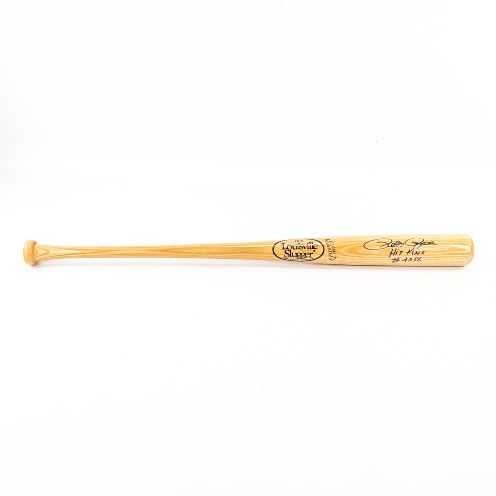 Lot 1154 Pete Rose "Hit King" Autographed Baseball Bat Donley Auctions