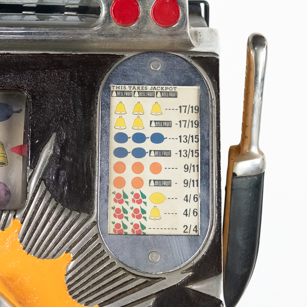 Lot 2030 Bursting Cherry 25 Cent Slot Machine Donley Auctions