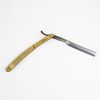 Unknown Mfg Vintage Straight Razor. Vintage Straight Razor by Unknown Mfg, with yellow-green Image - 2