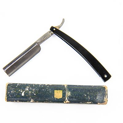 Geneva Cutlery Corp Razor w/ Unorig. Box. Vintage Straight Razor by Geneva Cutlery Corp, with