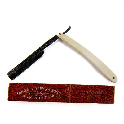 The J.R. Torrey Razor Co No. 0146 w/ Orig. Box. Vintage Straight Razor "No. 0146" by The J.R.