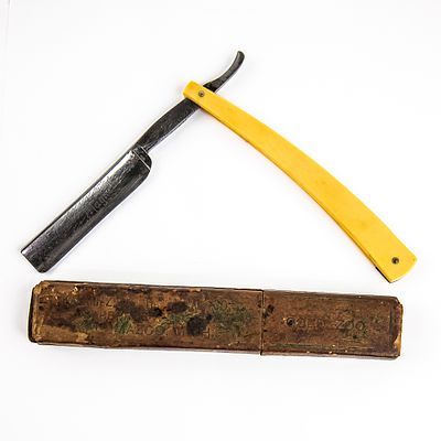 Griffon 60 Straight Razor w/ Unorig. Box. Vintage Straight Razor "60" by Griffon Cutlery Works