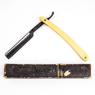 C.W. Schuddig 1178 Razor w/ Unorig. Box. Vintage Straight Razor "1178" by C.W. Schuddig, with