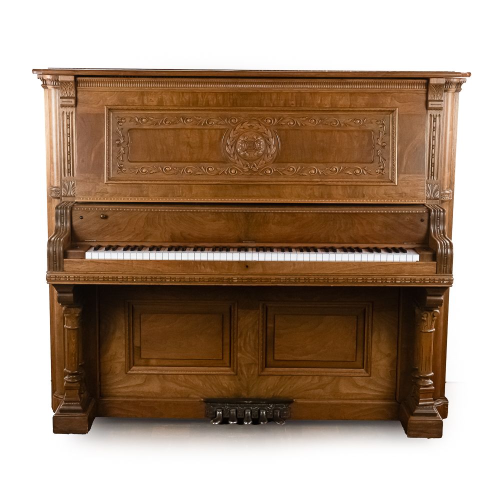1905 Wing & Sons Pedal Upright Grand Piano Type 29. 1905 Wing & Sons 5 Pedal Upright Grand Piano 