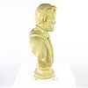 Ulysses S. Grant Life Size Bust Sculpture. Vintage life size plaster sculpture by artist Image - 3