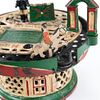 Hall's Race Course Mechanical Bank. Nice all original cast iron mechanical Race Course bank made Image - 2