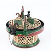 Hall's Race Course Mechanical Bank. Nice all original cast iron mechanical Race Course bank made Image - 12
