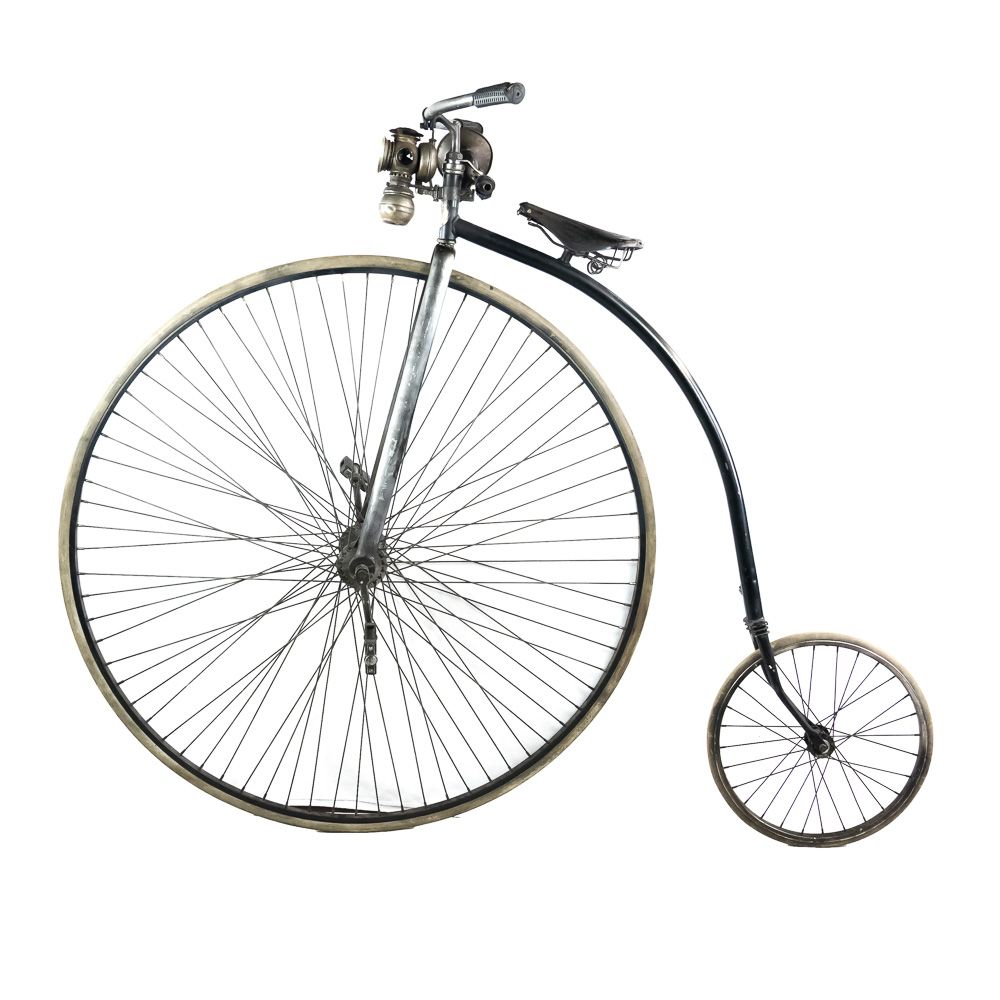 High Wheel (High Step) Bicycle. Replica of a Pennyfarthing High Wheel bicycle that has been 