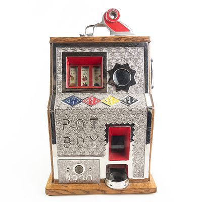 Rare! 1930 Skelly/Pace Prototype "Pot Boy". Only one known to exist. This is the prototype for 