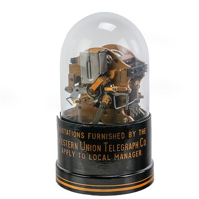 Edison 32A Stock Ticker. The iconic wall street ticker tape machine from the 1920's Made by 