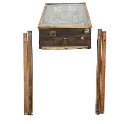 1934 "Golden Gate" Electro-Mechanical Pinball Game. An authentic piece of pre-flipper pinball 