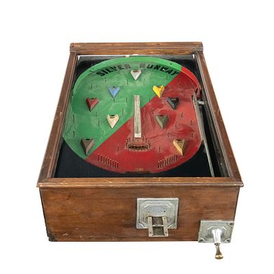 1930s "Silver Runway" Countertop Pin Game. We will connect you with reputable transport 