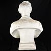 Early 1900's Abraham Lincoln Bust. Pedestal bust of Abraham Lincoln. Early 1900's plaster with a Image - 7