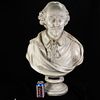 Antique Bust of William Shakespeare. Plaster bust of William Shakespeare. Antique pedestal piece Image - 1