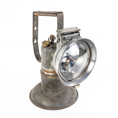 Oxweld Carbide Railroad Lamp No. 2155. Fantastic railroadiana example of a vintage Oxweld 