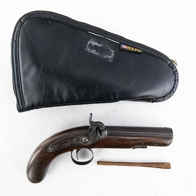 1800s English Wilson .62 Percussion Pistol nsn. 1800s English made Black Powder percussion 