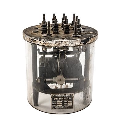 Union Switch & Signal RR Vane Line Relay Control. Vintage Union Switch & Signal railroad vane 