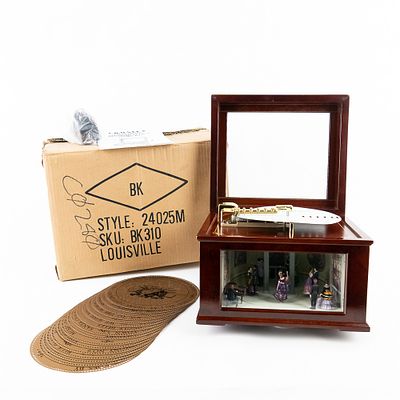 NIB Crosley Animated Music Box. New in box ballroom dancers music box. Hand crafted real wood 