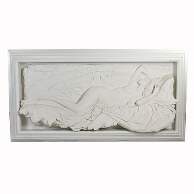 Bill Mack Art Sculpture "Tranquility". Number #25, Bonded Woman sandstone art sculpture. The 