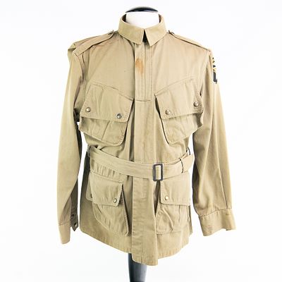 WWII US Army 101 Airborne M42 Jump Jacket Named. M42 Jump Jacket that belonged to soldier “C. 