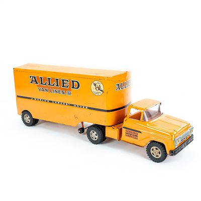 Tonka社製 ALLIED VAN LINES トラック 大型モデルカー Lot 273 - Orange Allied Van Lines Semi Truck and Trailer | Donley