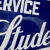 Studebaker Service Station SSP Advertising Sign. "Studebaker Service Station" single sided Image - 1