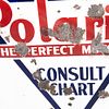 30" Polarine Consult Chart DSP Advertising Sign. "Polarine Consult Chart" the Perfect Motor Oil Image - 6
